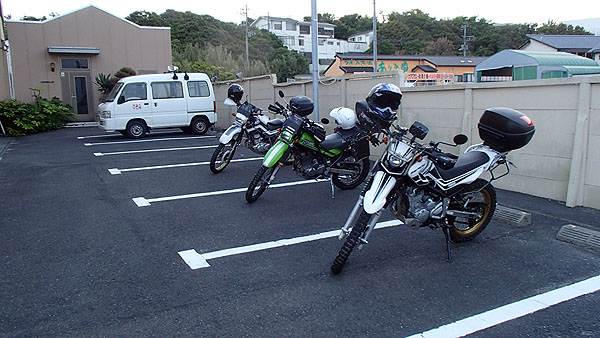 阿字ヶ浦温泉「のぞみ」の駐車場
